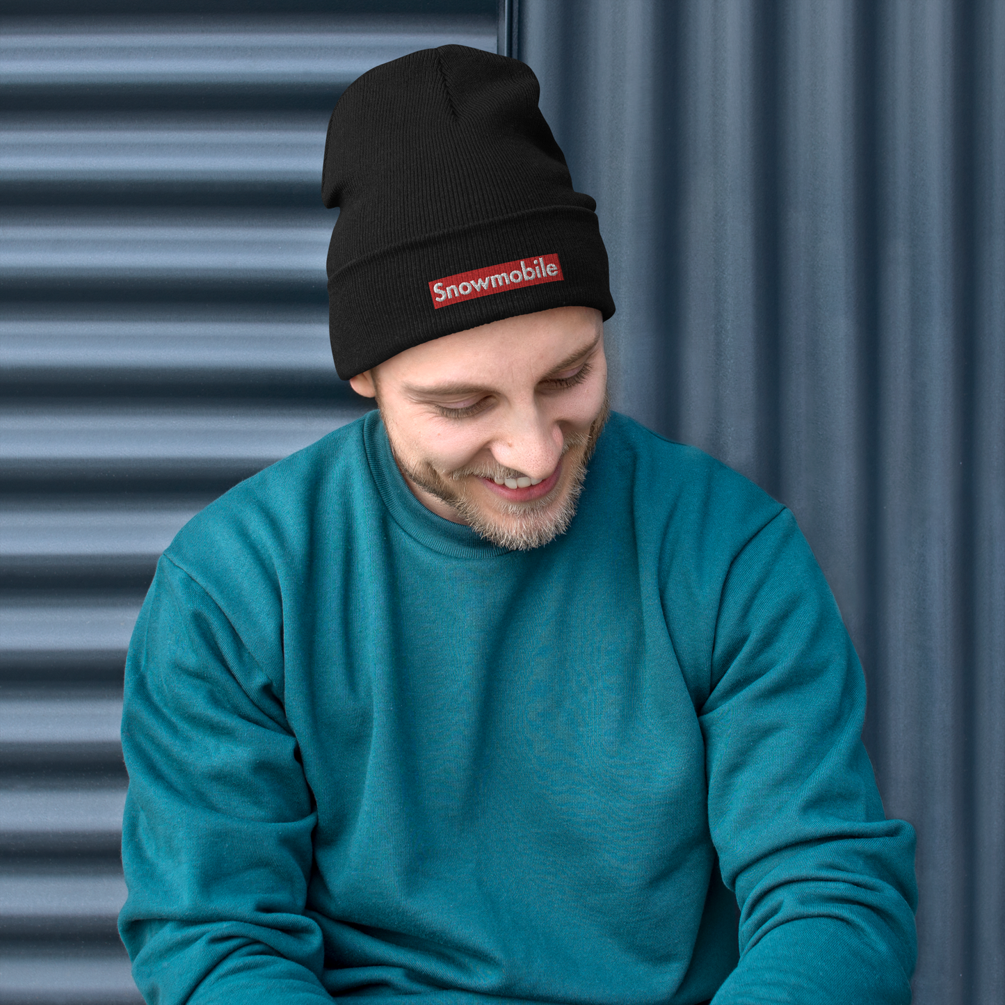 Snowmobile. Beanie